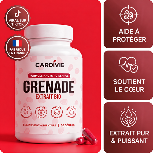 Cardivie ™ — Gélules d'extrait de grenade biologique