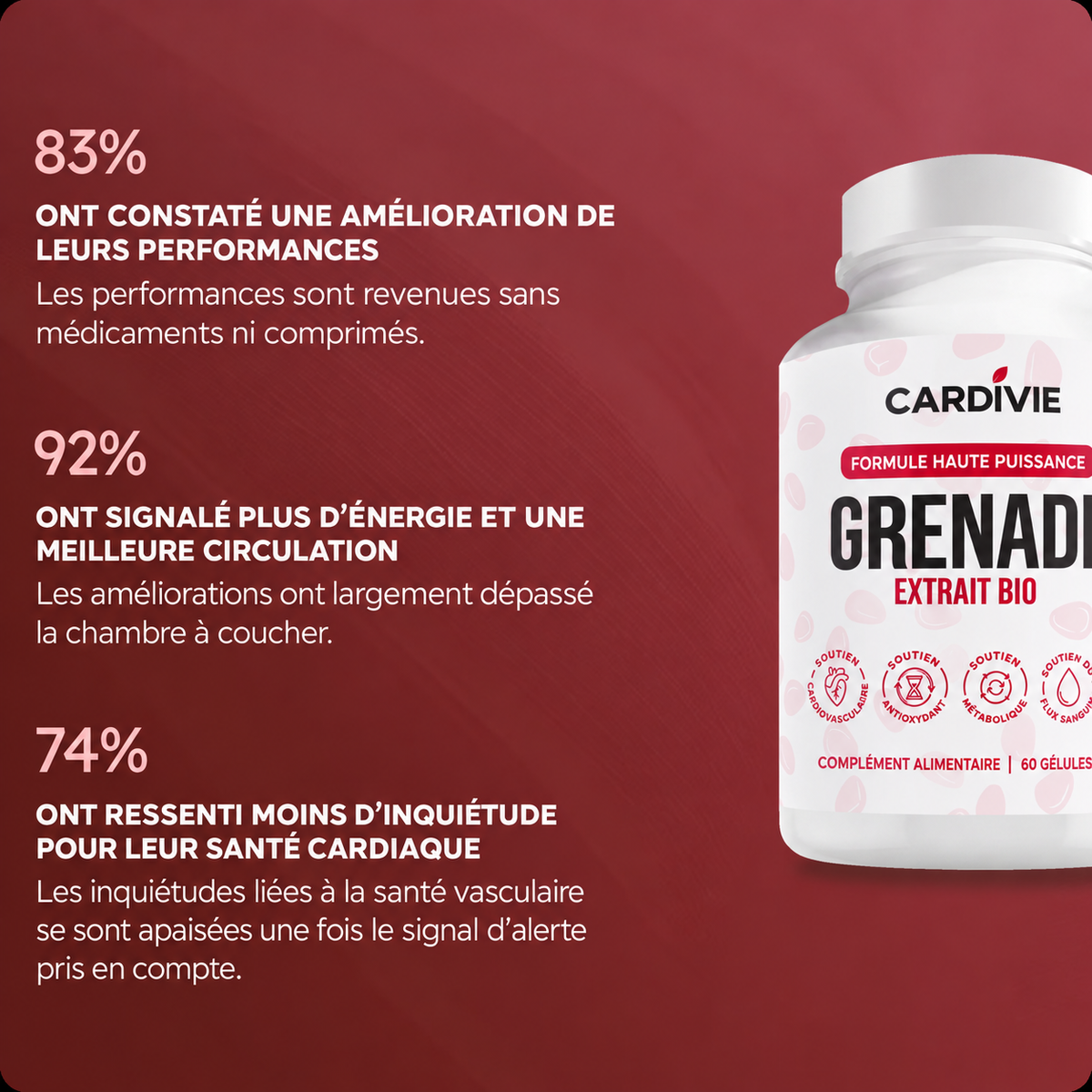 Cardivie ™ — Gélules d'extrait de grenade biologique