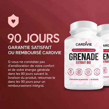 Cardivie ™ — Gélules d'extrait de grenade biologique